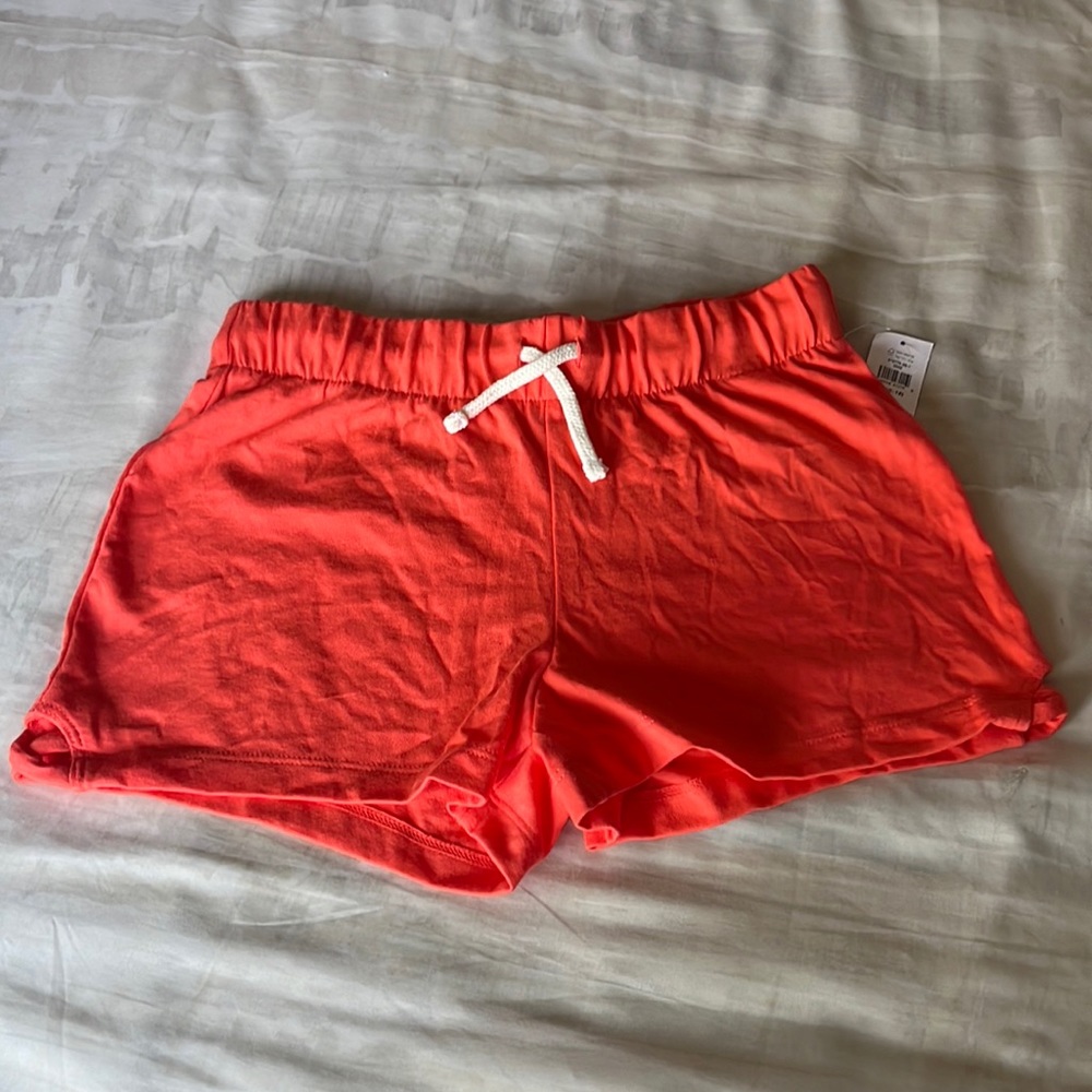 NWT Old Navy girls coral shorts in size large/10-12